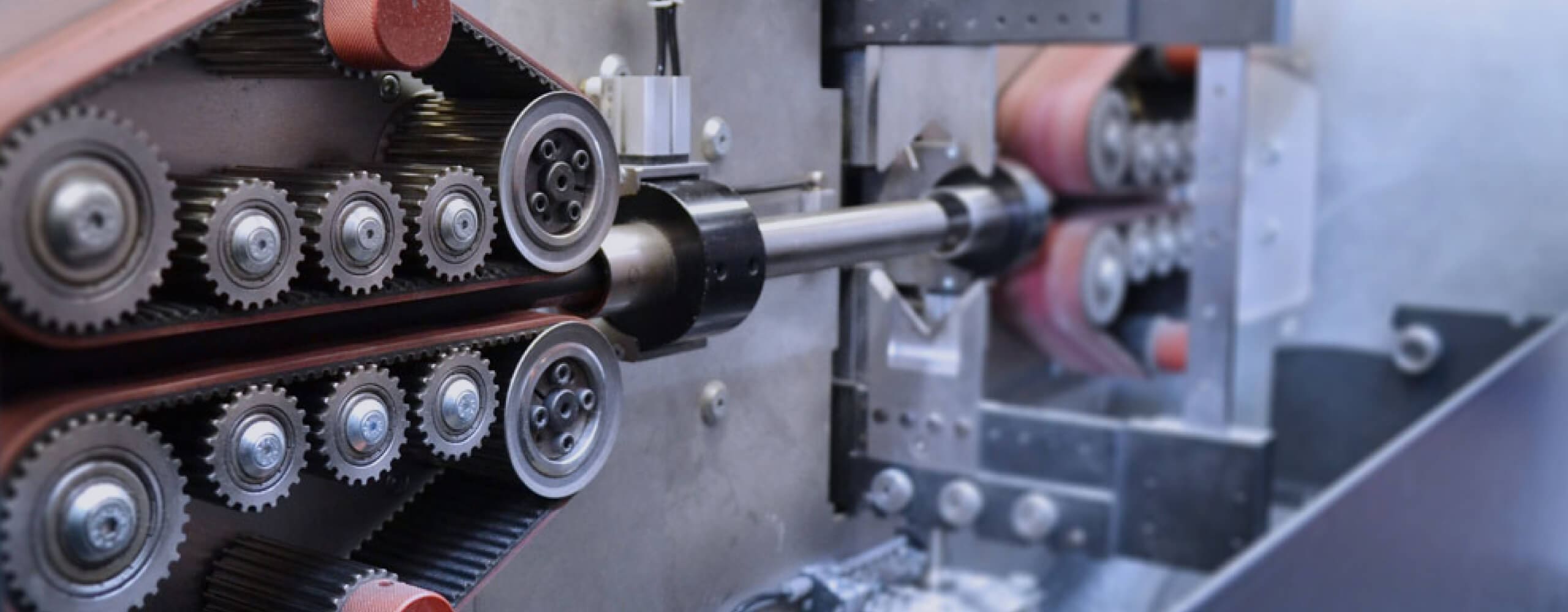 Image of cable assembly machine feeding in cables